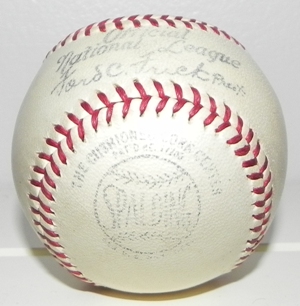 1950's-'60's Spalding Official National League Baseball in Box Ford